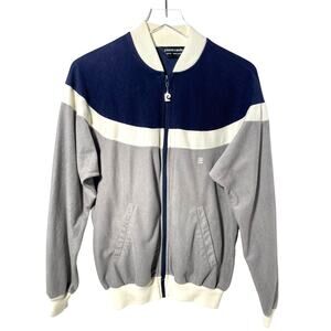 Vintage Pierre Cardin Women’s velour vintage 80s zip up jacket